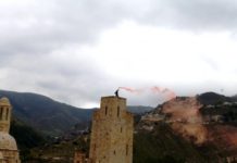 Костер на башне