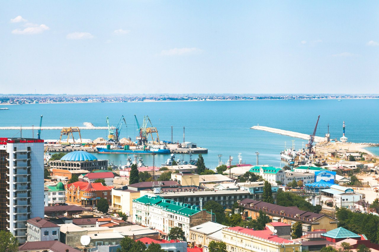 Дагестан Махачкала море порт