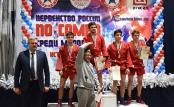 Победитель первенства России по самбо