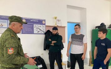 Призывная молодёжь на Спартакиаде