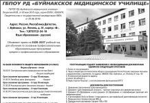 ГБПОУ РД «Буйнакское Медецинское Училище»